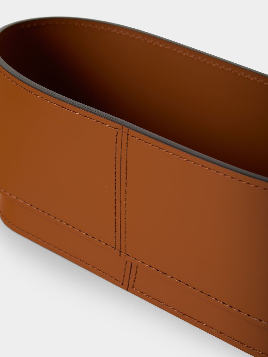RUDI - Zenit Leather Envelope Holder - Brown - ABASK