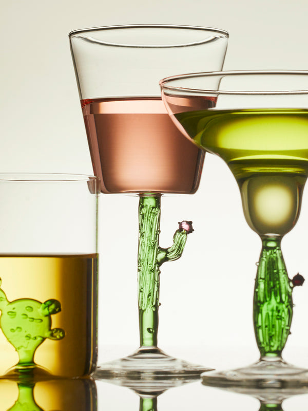 Casarialto - Cactus Hand-Blown Murano Wine Glasses (Set of 4) -  - ABASK
