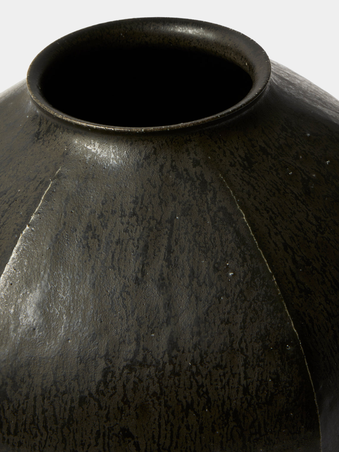 Lee Song-am - Black Clay Vase (10in/26cm) - Black - ABASK