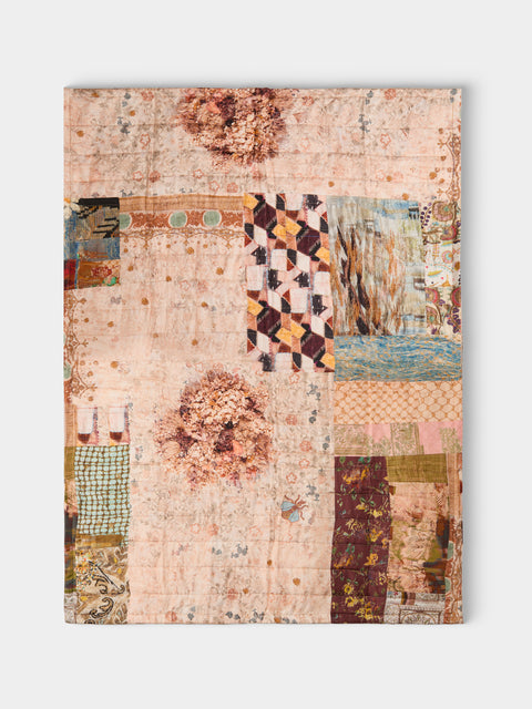 Bokja - The Cocoon Silk and Velvet Quilt (78.5in/2m) - Multiple - ABASK - 