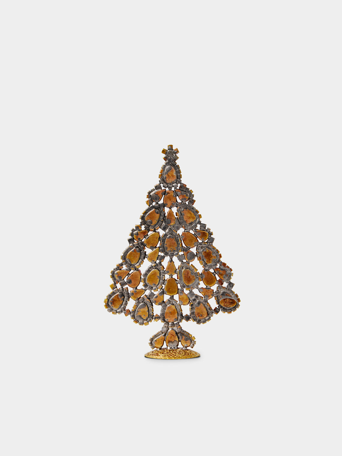 ABASK Decorations - Splendid Czech Crystal Tree - Red - ABASK