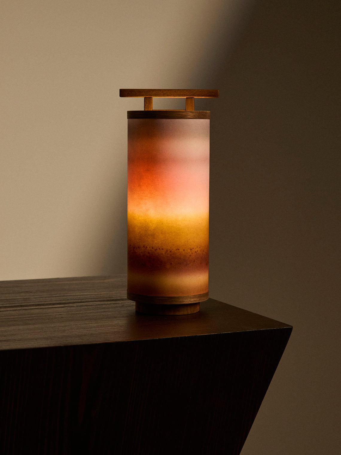 Maxime Prange - Torii Walnut and Washi Paper Small Table Lamp - Multiple - ABASK