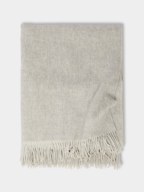 Johnstons of Elgin - Cashmere Reversible Bed Blanket -  - ABASK - 