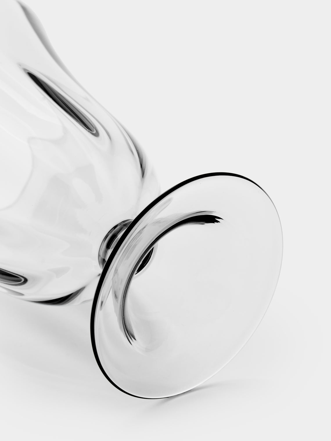 Akua Objects - Alban Crystal Poppy Vase (5.5in/14.5cm) - Clear - ABASK