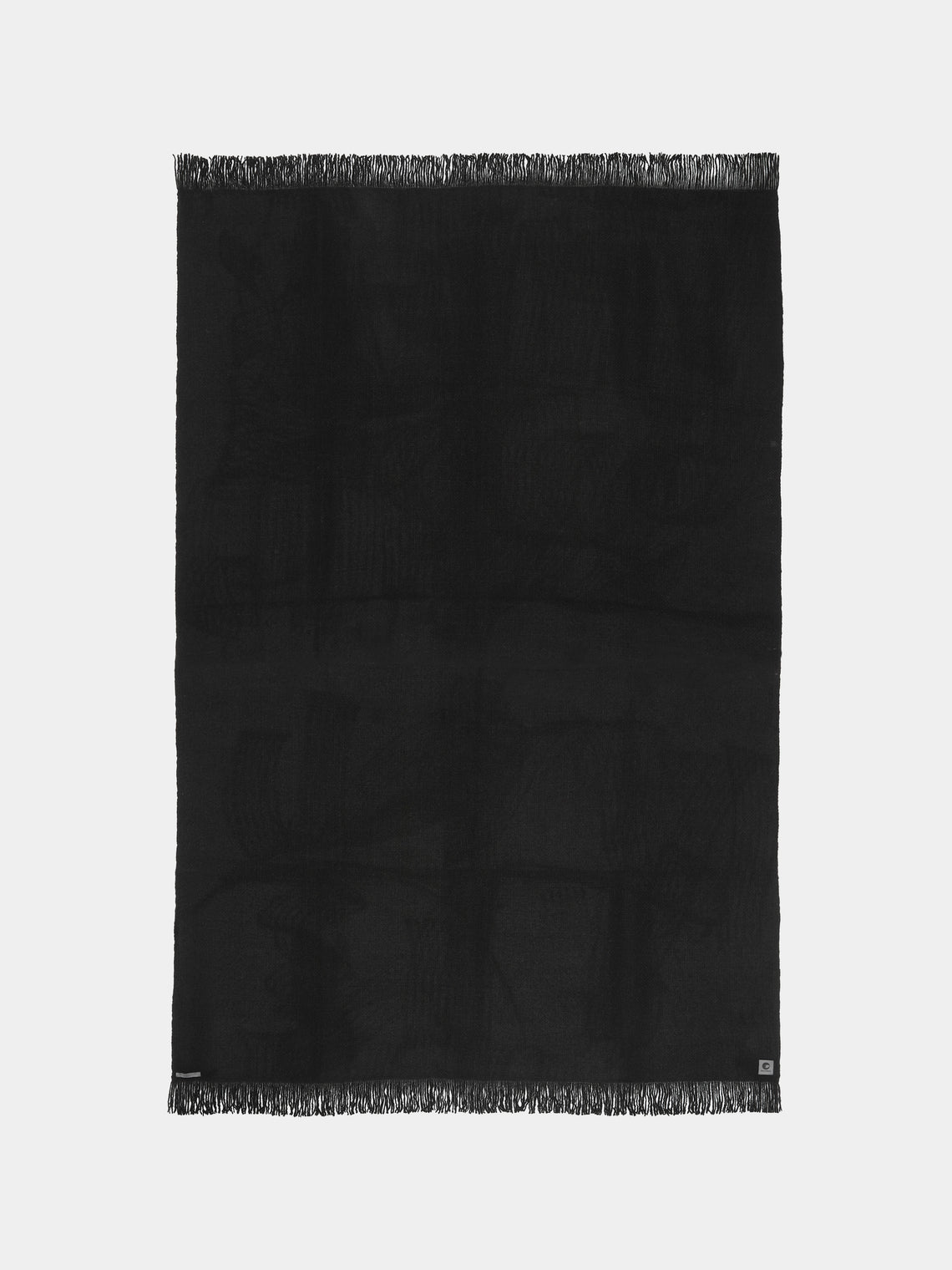 Denis Colomb - Mongolia Nubby Nomad Yak Throw (79in/2m) - Black - ABASK - 