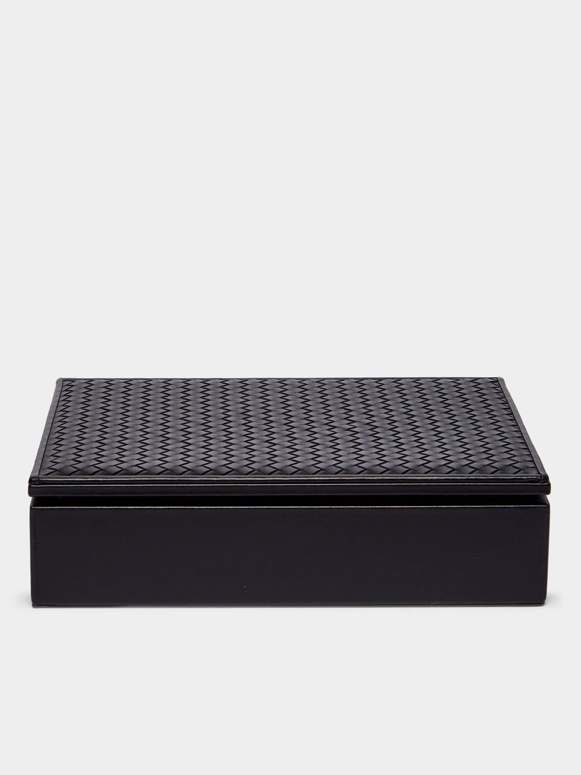 Riviere - Eva Woven Leather Poker Case -  - ABASK