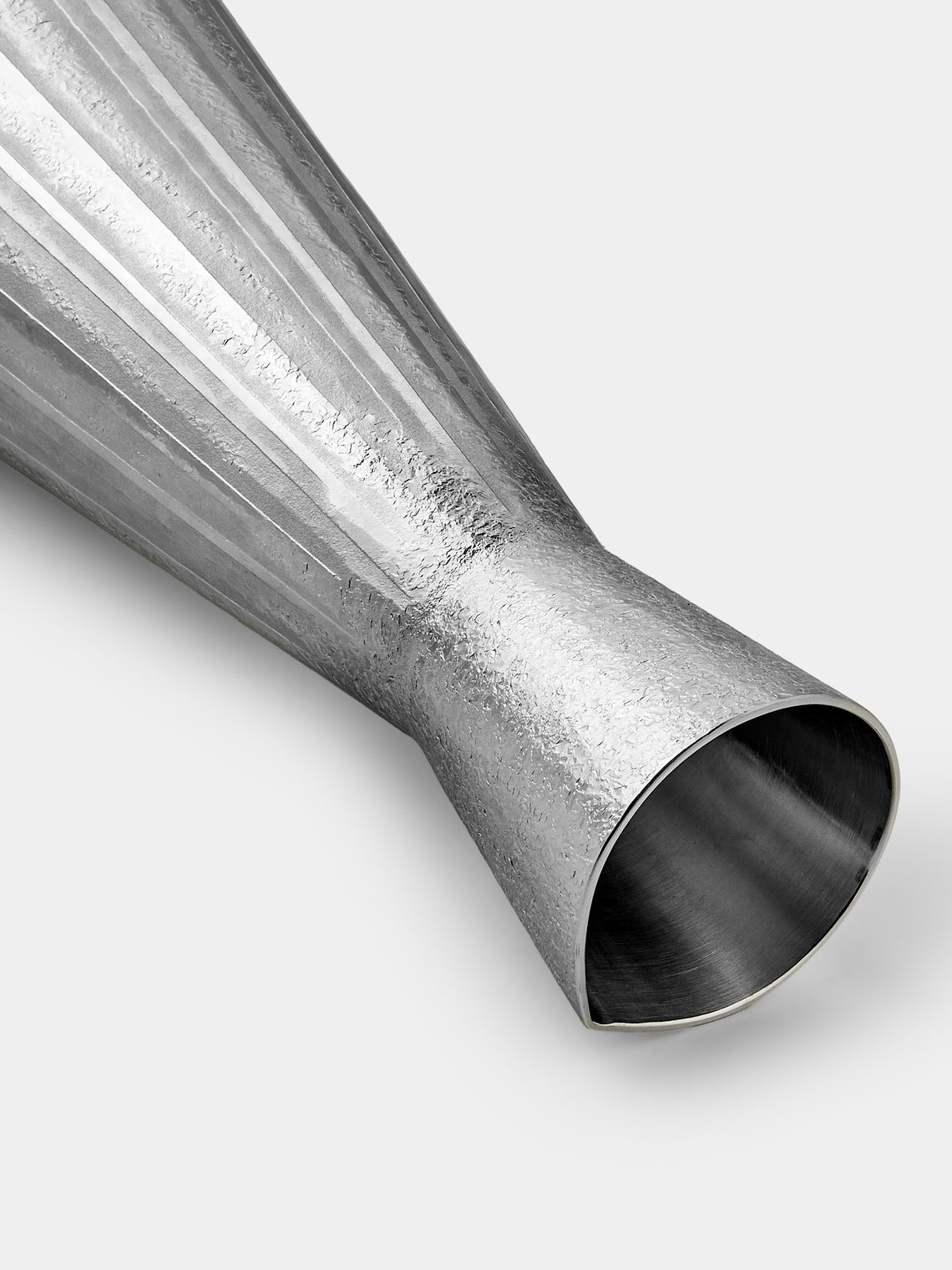 Seikado - Tokkuri Pewter Sake Flask (19oz/540ml) - Silver - ABASK