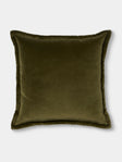 de Le Cuona - Vienna Cotton Pillow (21.5in/55cm) - Green - ABASK - 