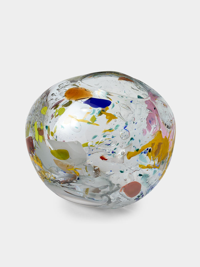 David Valner - Recovered History Hand-Blown Glass Vase (12.5in/32cm) - Multiple - ABASK - 