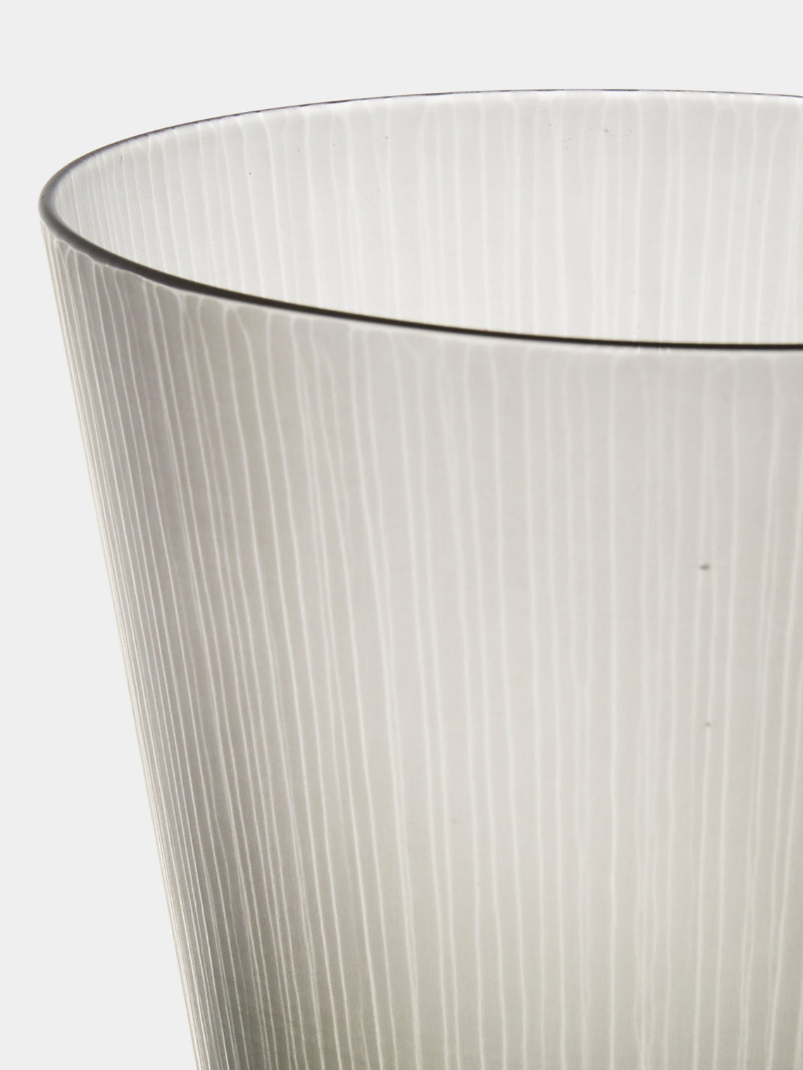 Takeyoshi Mitsui - Silence Hand-Blown Glass Tumblers (Set of 2) - Gray - ABASK