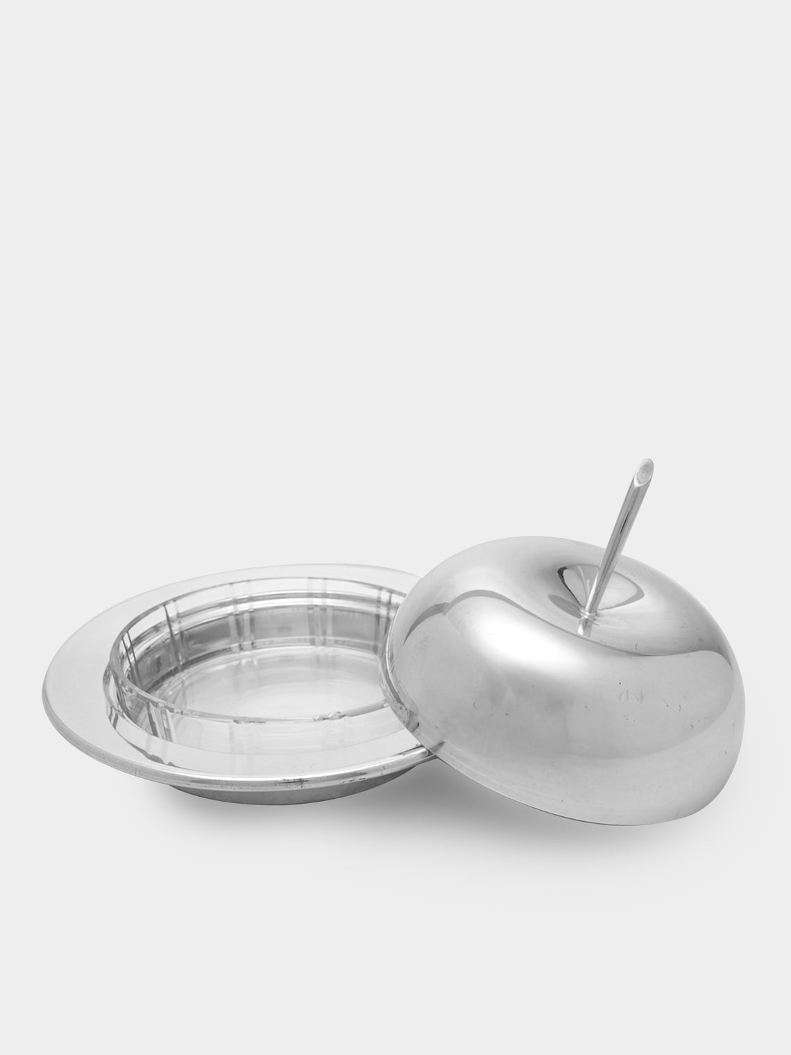 Antique and Vintage - 1960s Christofle Silver-Plated Apple Dish -  - ABASK