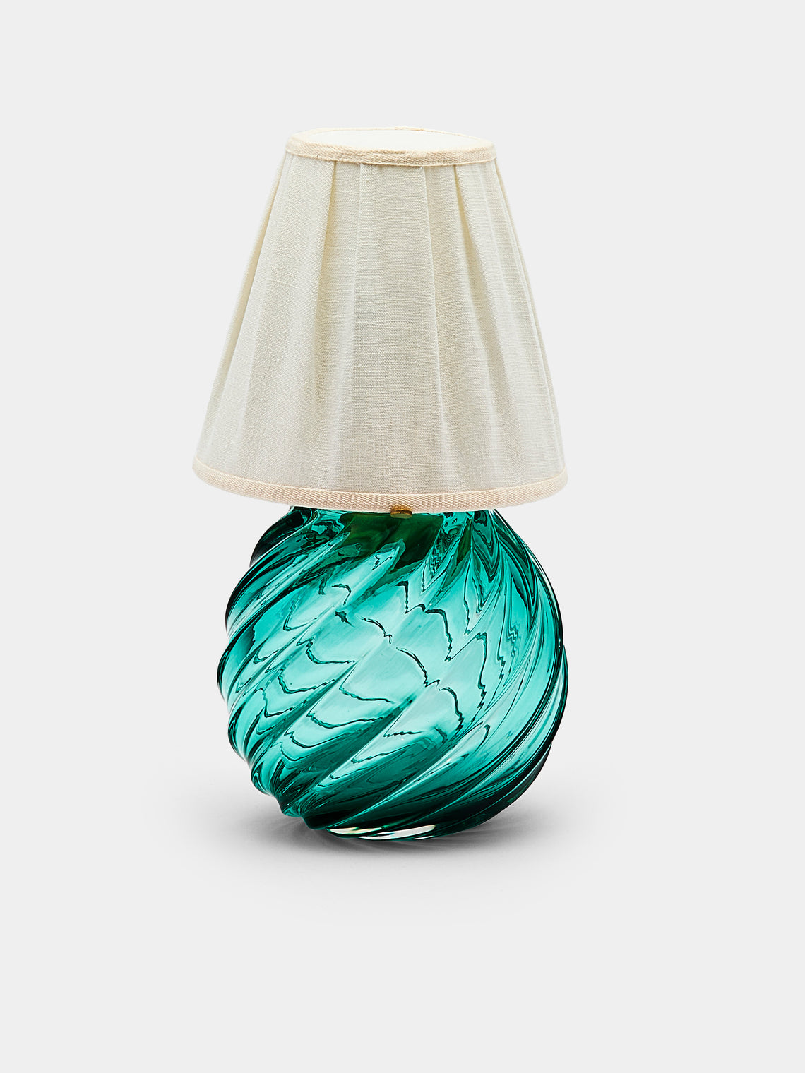 Yali Glass - Twist Bar Hand-Blown Murano Glass Portable Lamp - Blue - ABASK - 