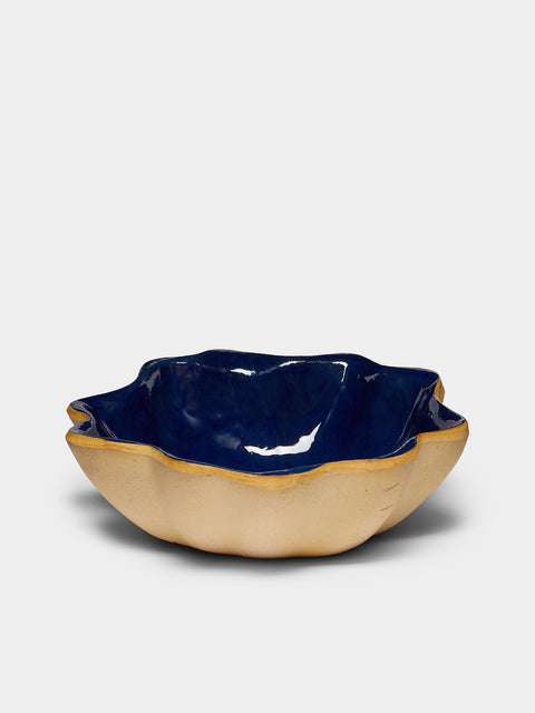 Terrafirma Ceramics - Gourd Ceramic Small Bowl - Blue - ABASK - 