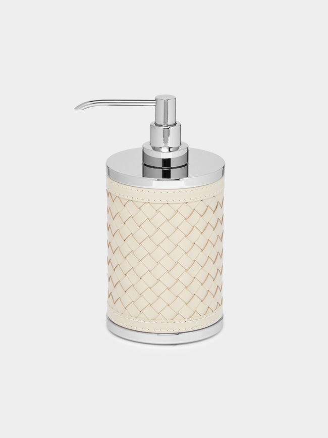Riviere - Woven Leather Soap Dispenser -  - ABASK - 