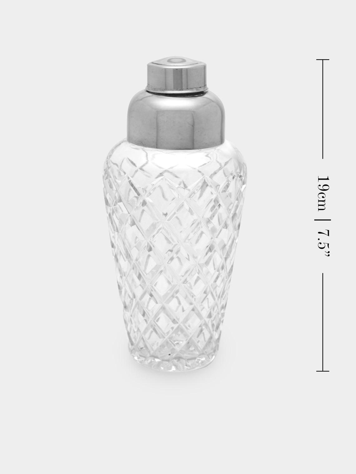 Antique and Vintage - 1950s English Silver-Plated Cocktail Shaker -  - ABASK