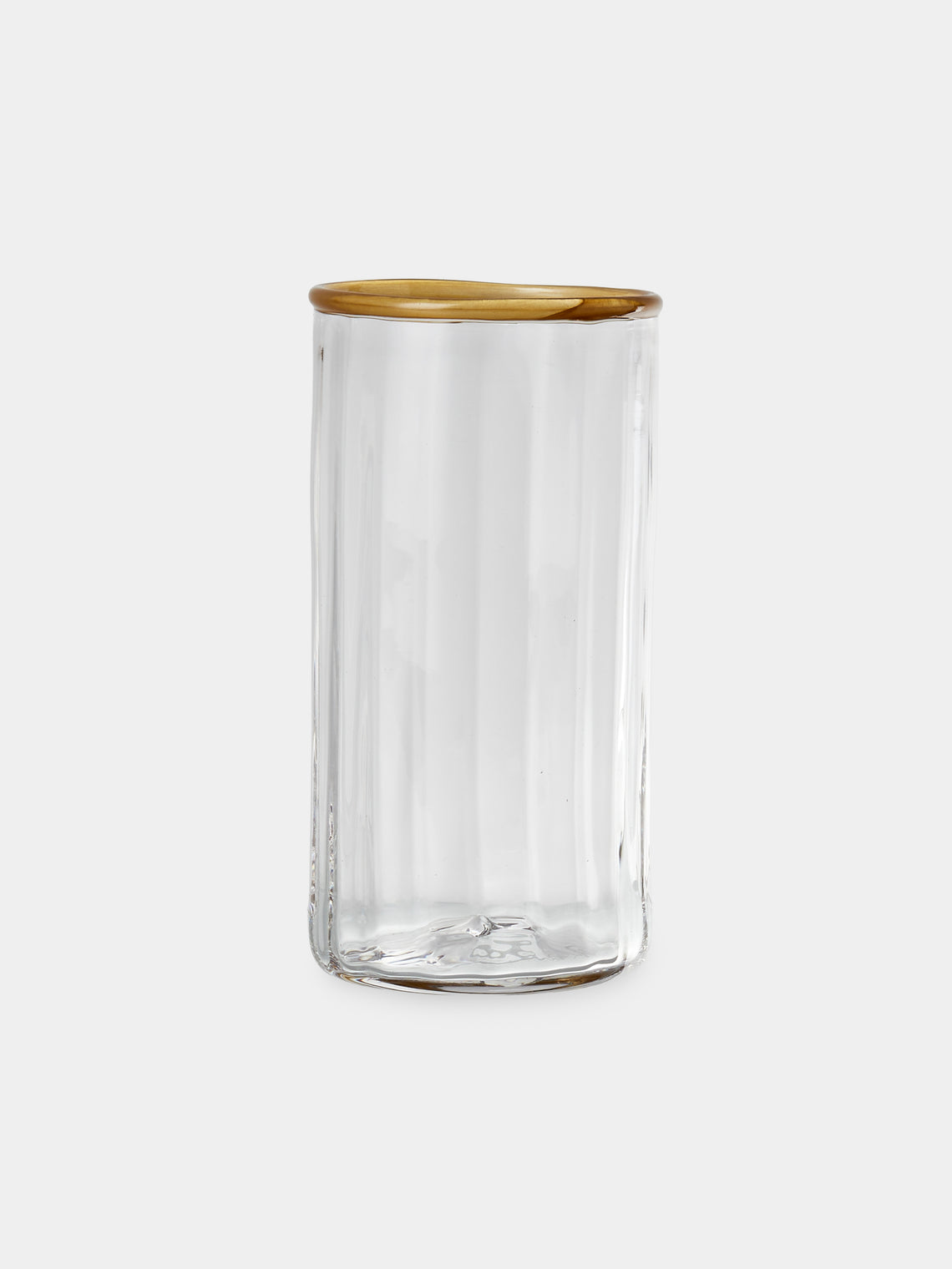 Akua Objects - Peter Hand-Blown Crystal Highballs (Set of 4) - Clear - ABASK