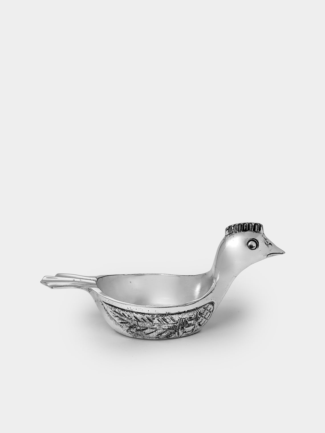 Antique and Vintage - 1970s Valenti Bird Silver-Plated Vide Poche - Silver - ABASK - 