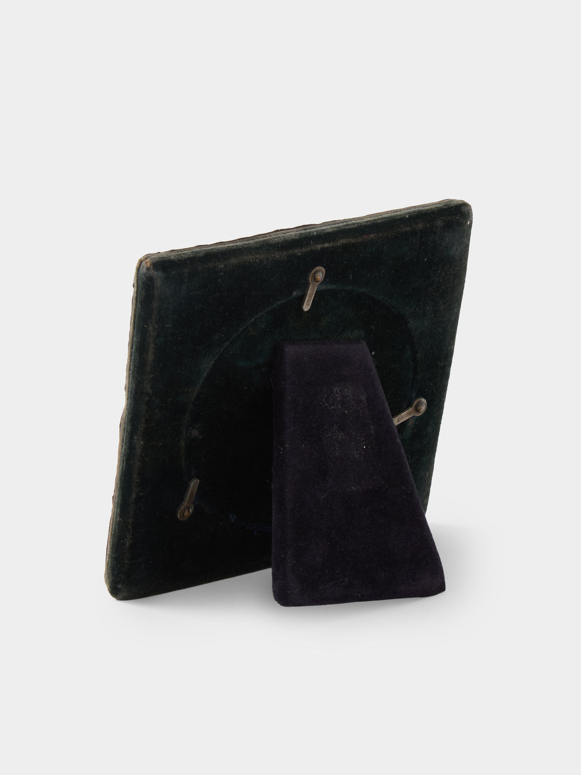 Antique and Vintage - 1903 British Chester Sterling Silver Photo Frame (3") - Silver - ABASK