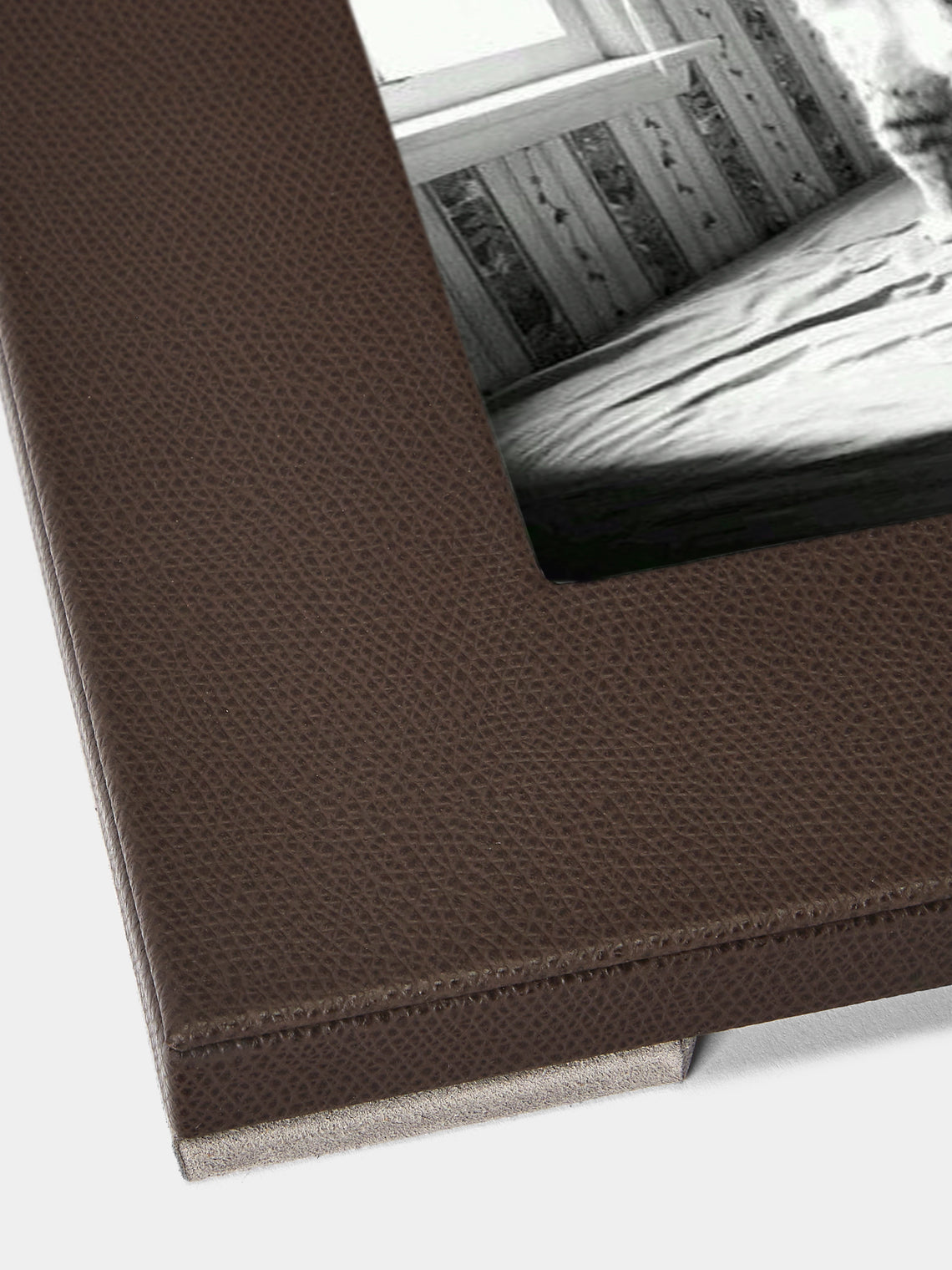 Pinetti - Leather Photo Frame (5x7”) - Brown - ABASK