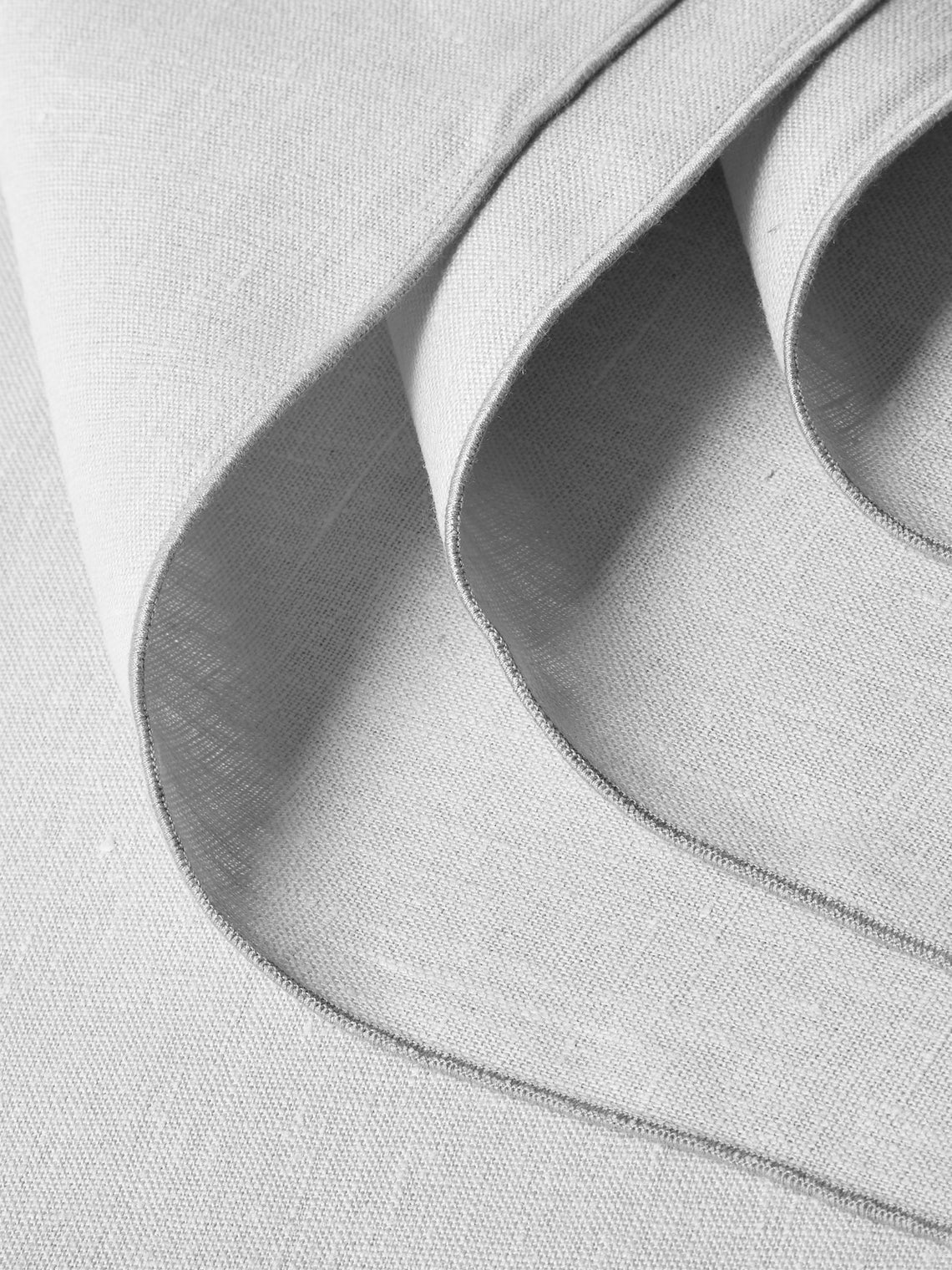 Borgo delle Tovaglie - Filo Linen Extra Large Napkins (Set of 4) - Gray - ABASK