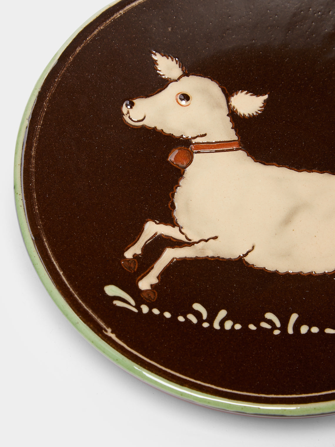 Poterie d’Évires - Animals Hand-Painted Ceramic Dessert Plates (Set of 4) -  - ABASK