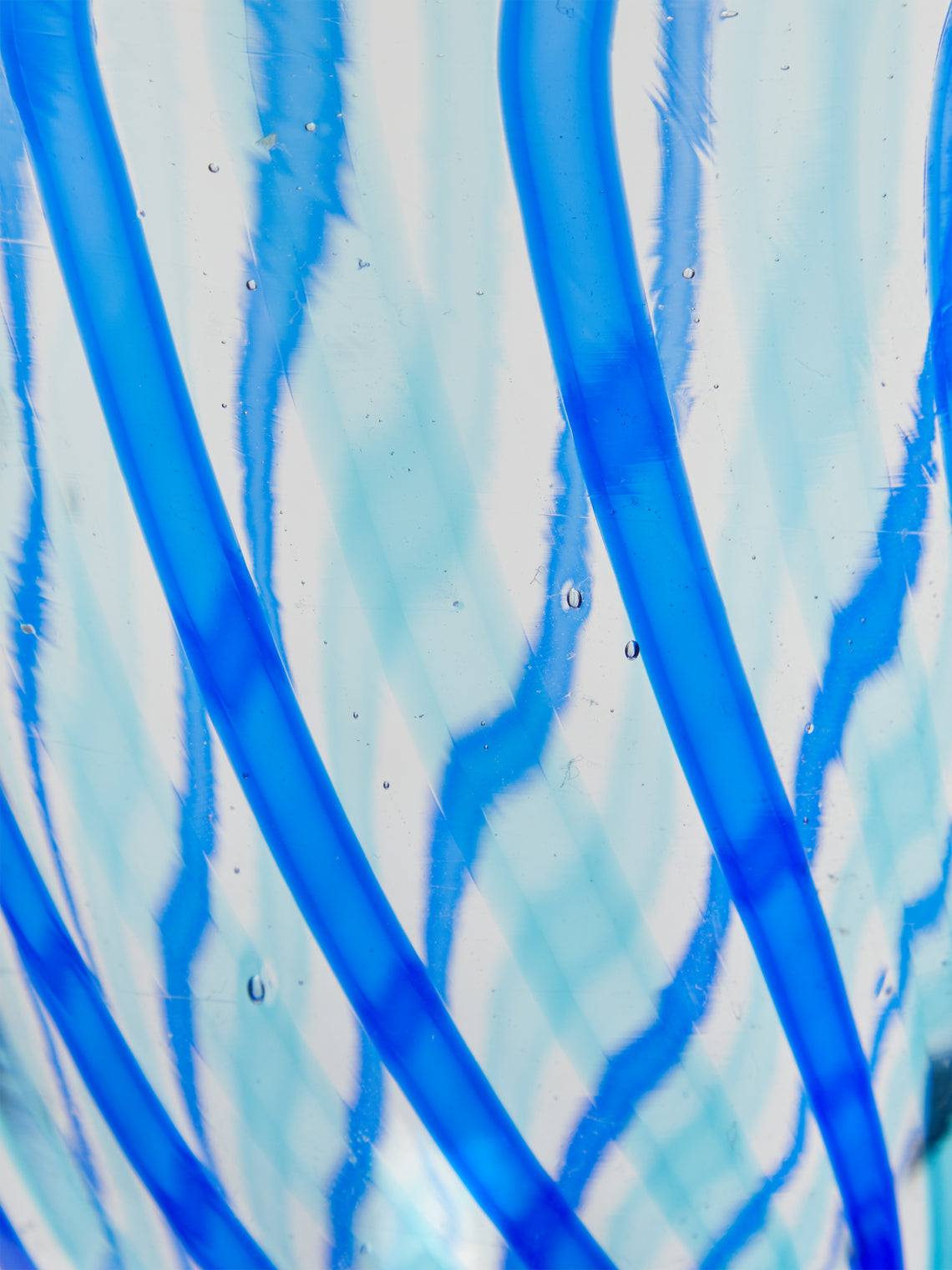 Emsie Sharp - Hand-Blown Striped Water Glass -  - ABASK