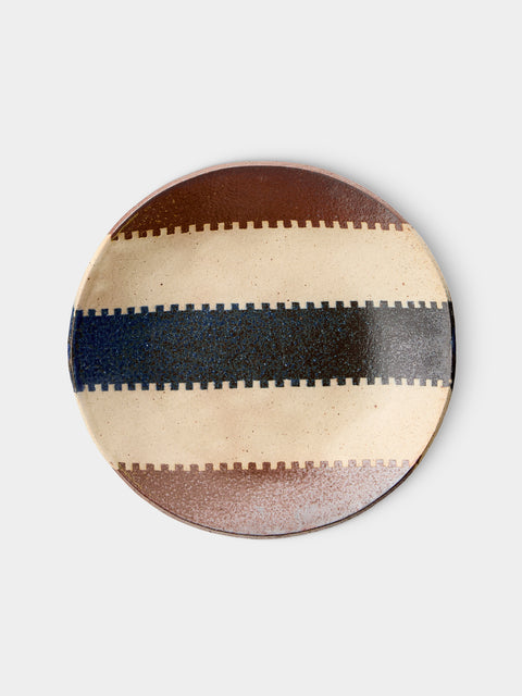 Makidani-gama - No. 2 Nerikomi Ceramic Plates – 8in/21cm (Set of 5) - Multiple - ABASK - 