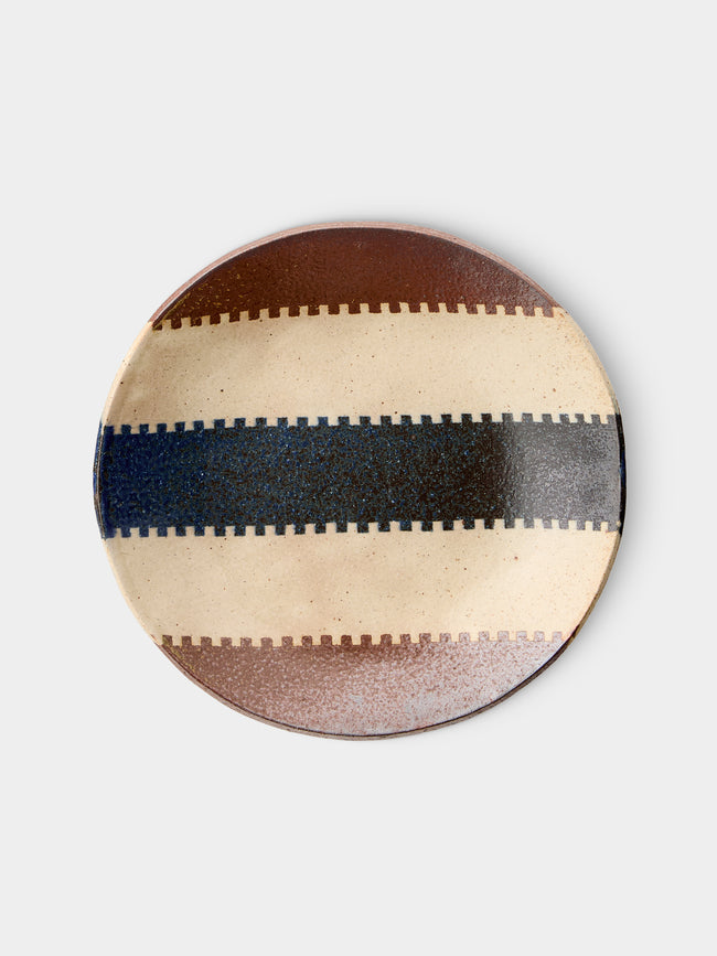 Makidani-gama - No. 2 Nerikomi Ceramic Plates – 8in/21cm (Set of 5) - Multiple - ABASK - 