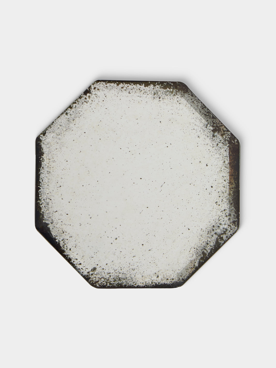 Borgo delle Tovaglie - Octo Mirrored Glass Coasters (Set of 6) - Silver - ABASK