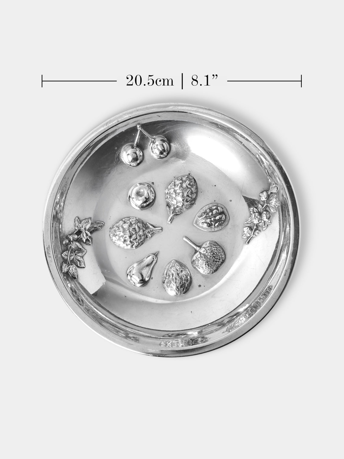 Antique and Vintage - Mid-Century Solid Silver Fruits Bowl - Silver - ABASK