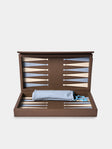 Belotier - Leather Booklet Backgammon Set - Brown - ABASK - 