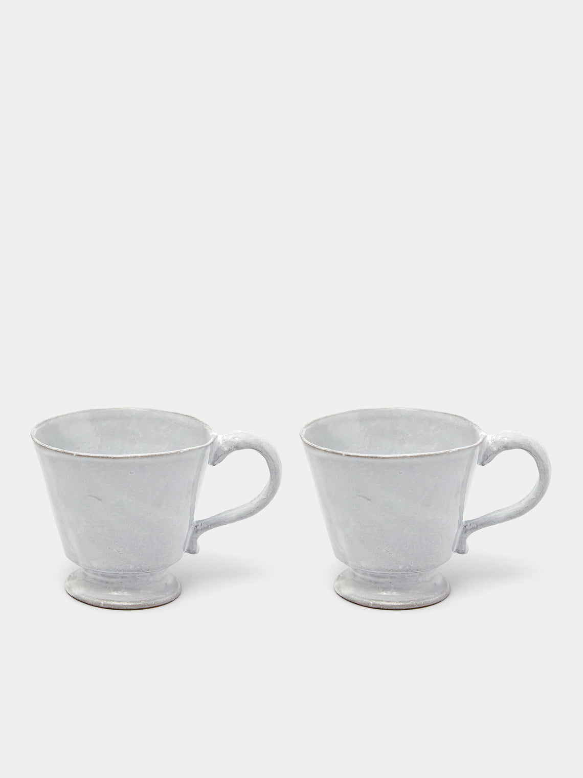 Astier de Villatte - Elisabeth Hand-Glazed Ceramic Teacup (Set of 2) - White - ABASK