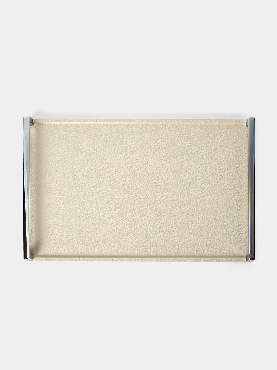 Pinetti - Giove Leather Tray (21in/53cm) - Cream - ABASK - 