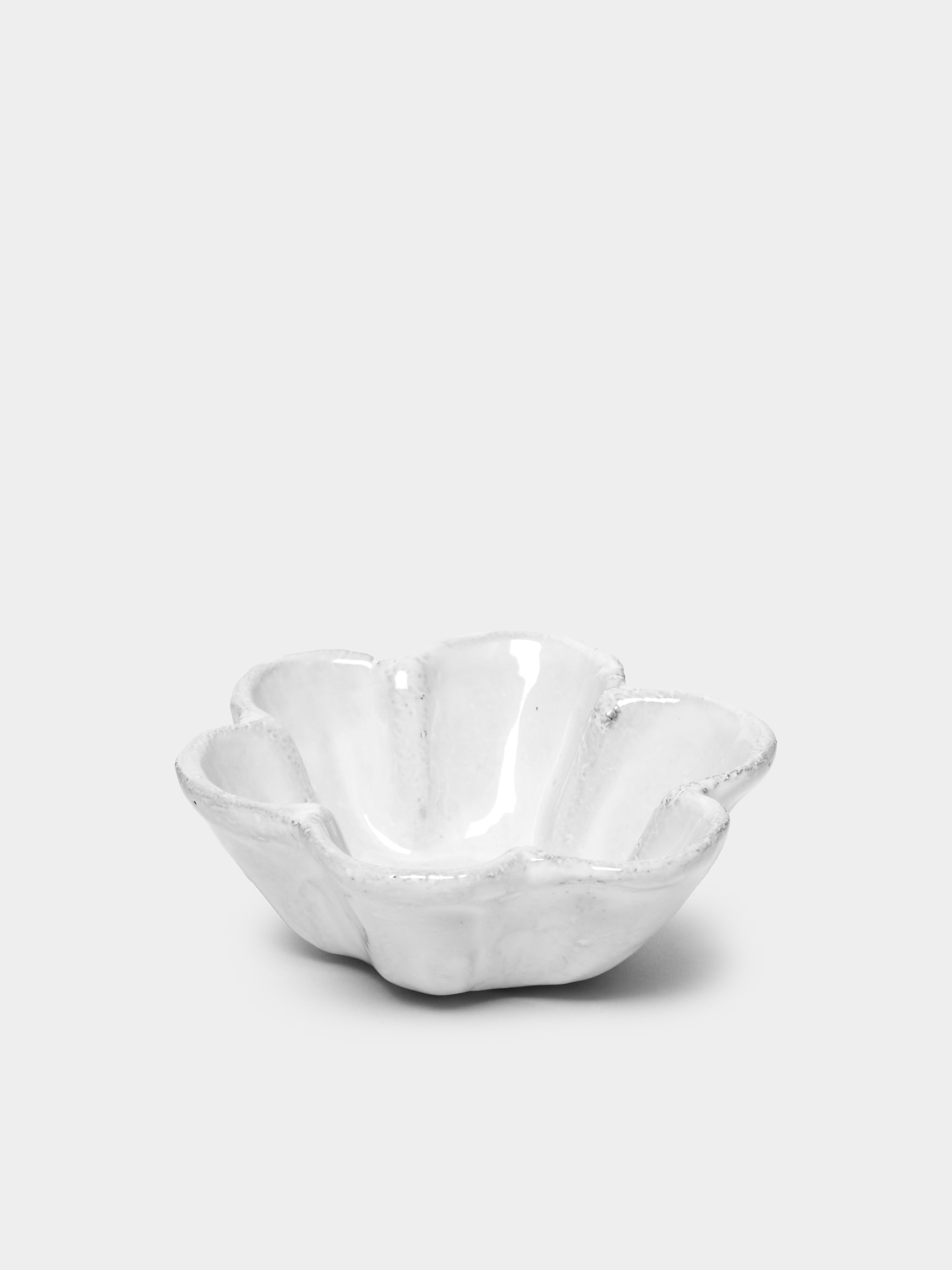 Fifine Hand-Glazed Ceramic Small Saucer (Set of 2)