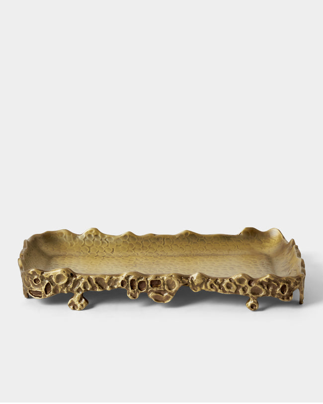 Viya - Tutti Fruitti Brass Tray (12in/30.5cm) - Bronze - ABASK - 