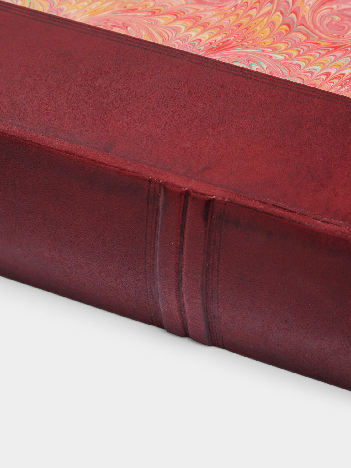 Hand-Marbled Leather Bound Photo Album