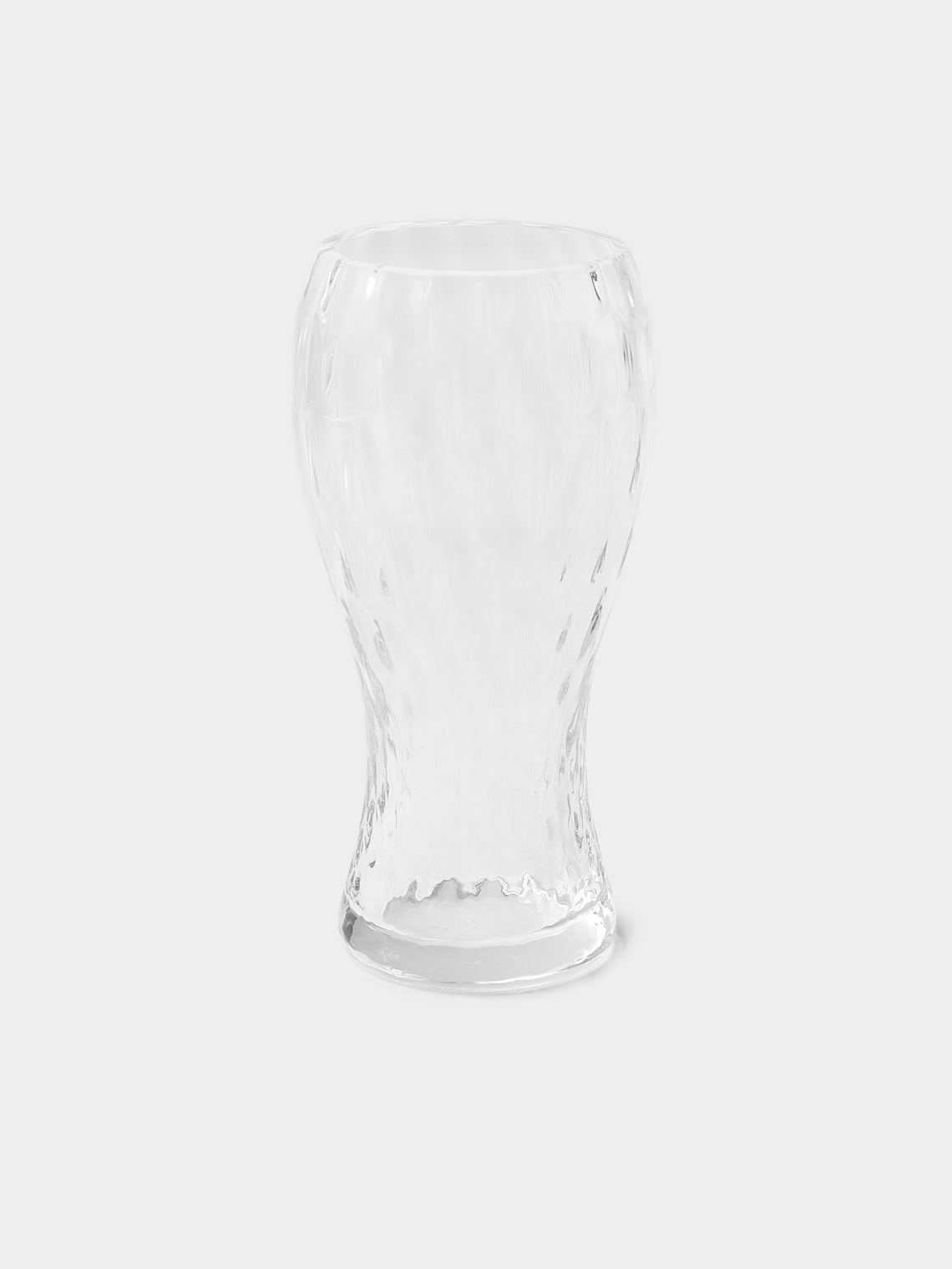 NasonMoretti - | Set of 6 | Marilyn Hand-Blown Murano Beer Glasses - Clear - ABASK