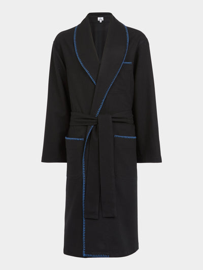 Sebline - Marocaine Hand-Embroidered Wool Robe -  - ABASK - 