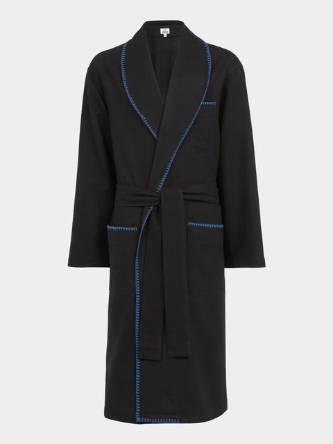 Sebline - Marocaine Hand-Embroidered Wool Robe -  - ABASK - 