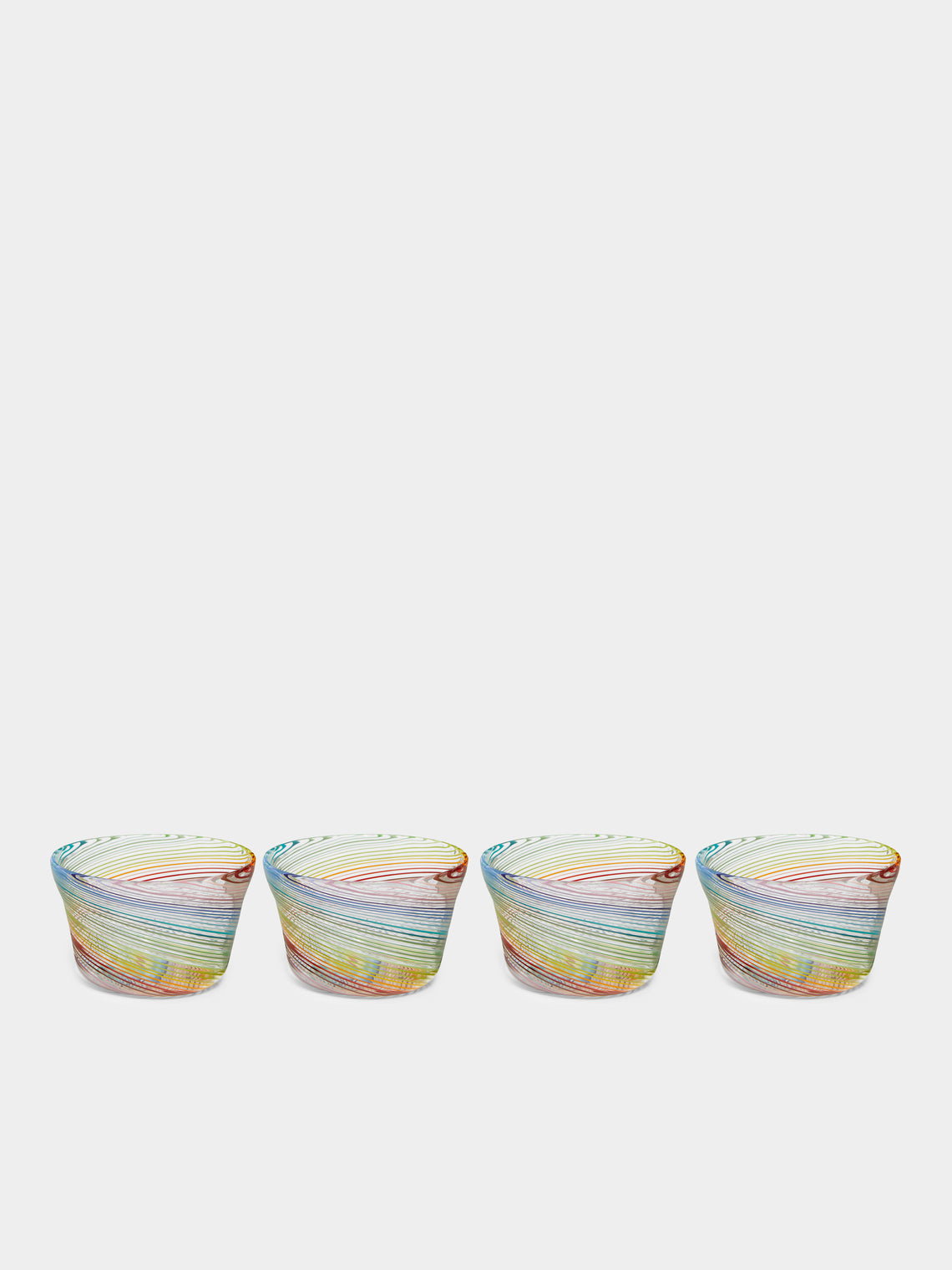 Pierrot Doremus - Filigrane Hand-Blown Glass Bowls (Set of 4) - Multiple - ABASK 