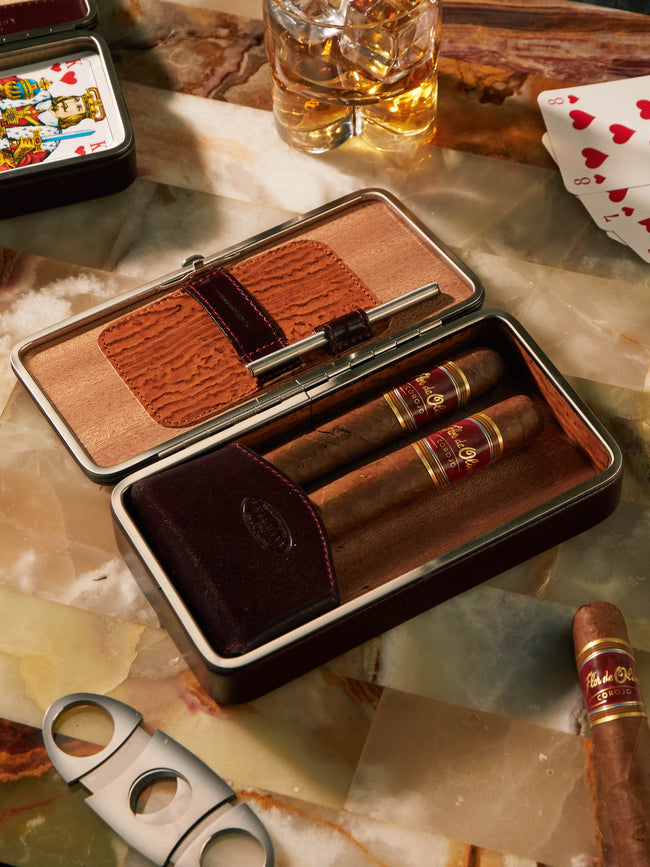 F. Hammann - Leather Cigarette Case -  - ABASK