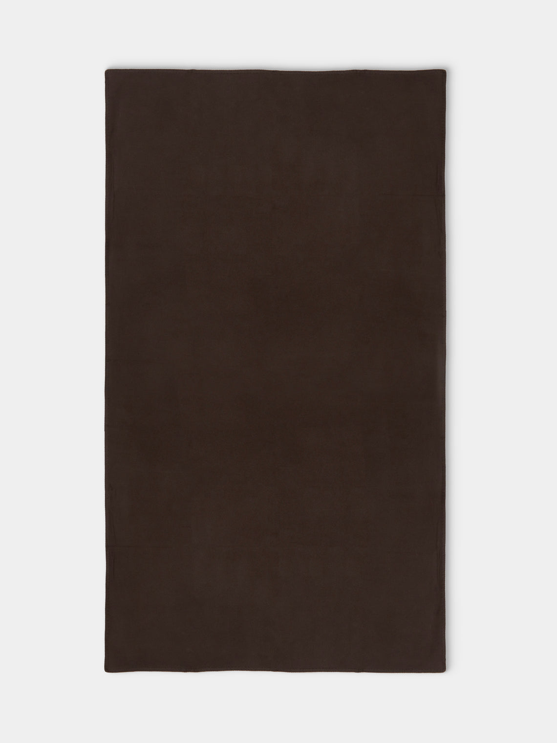 Denis Colomb - Blanket Stitch Cashmere Blanket (79in/2m) - Brown - ABASK - 