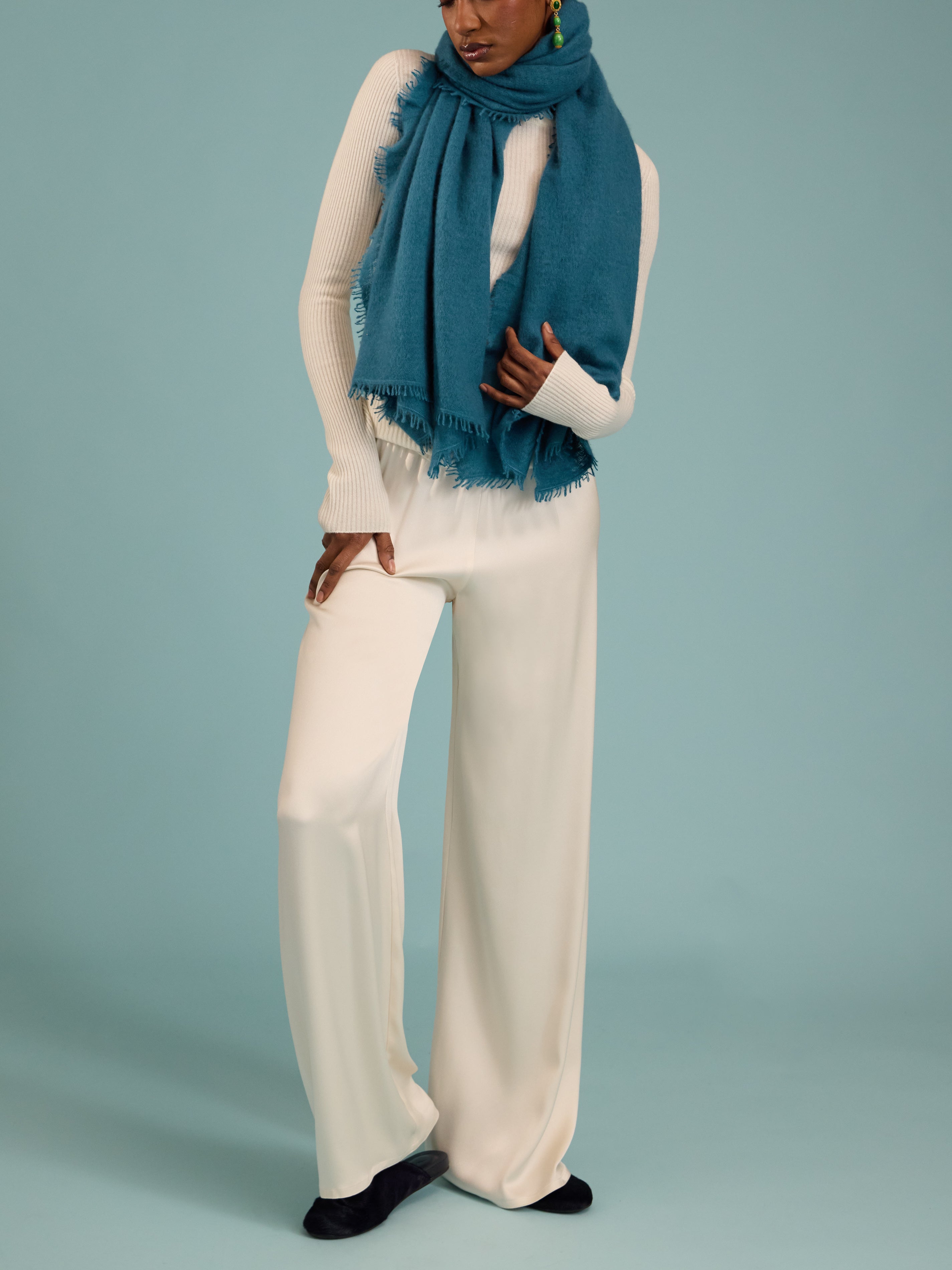 denis colomb NARA SCARF カシミヤ100% Gobi Solid Scarf – Denis Colomb Lifestyle