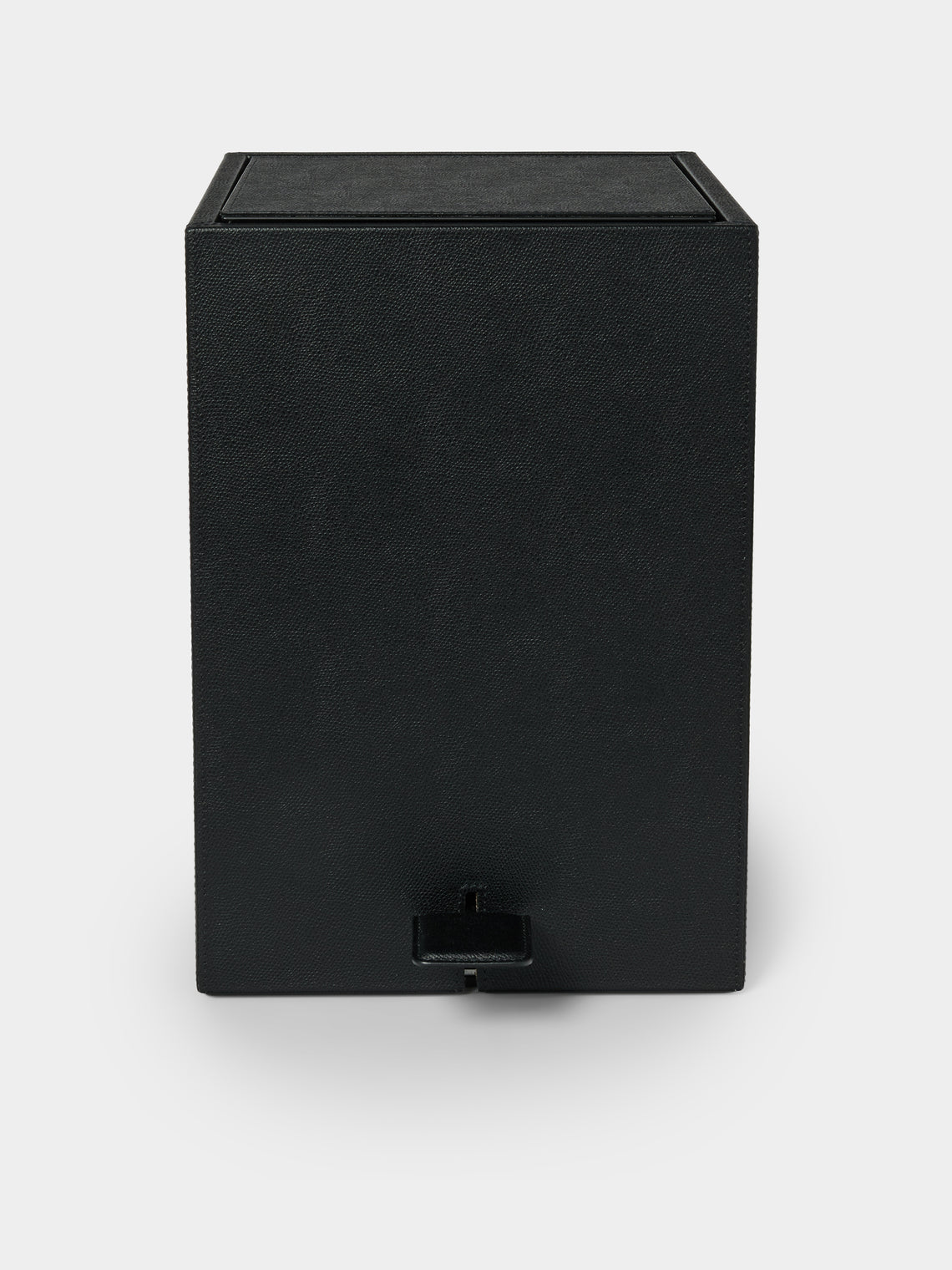 Giobagnara - Groove Leather Pedal Bin - Black - ABASK - 