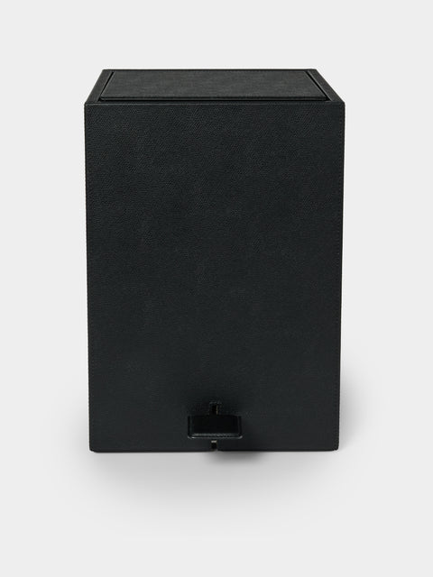Giobagnara - Groove Leather Pedal Bin - Black - ABASK - 