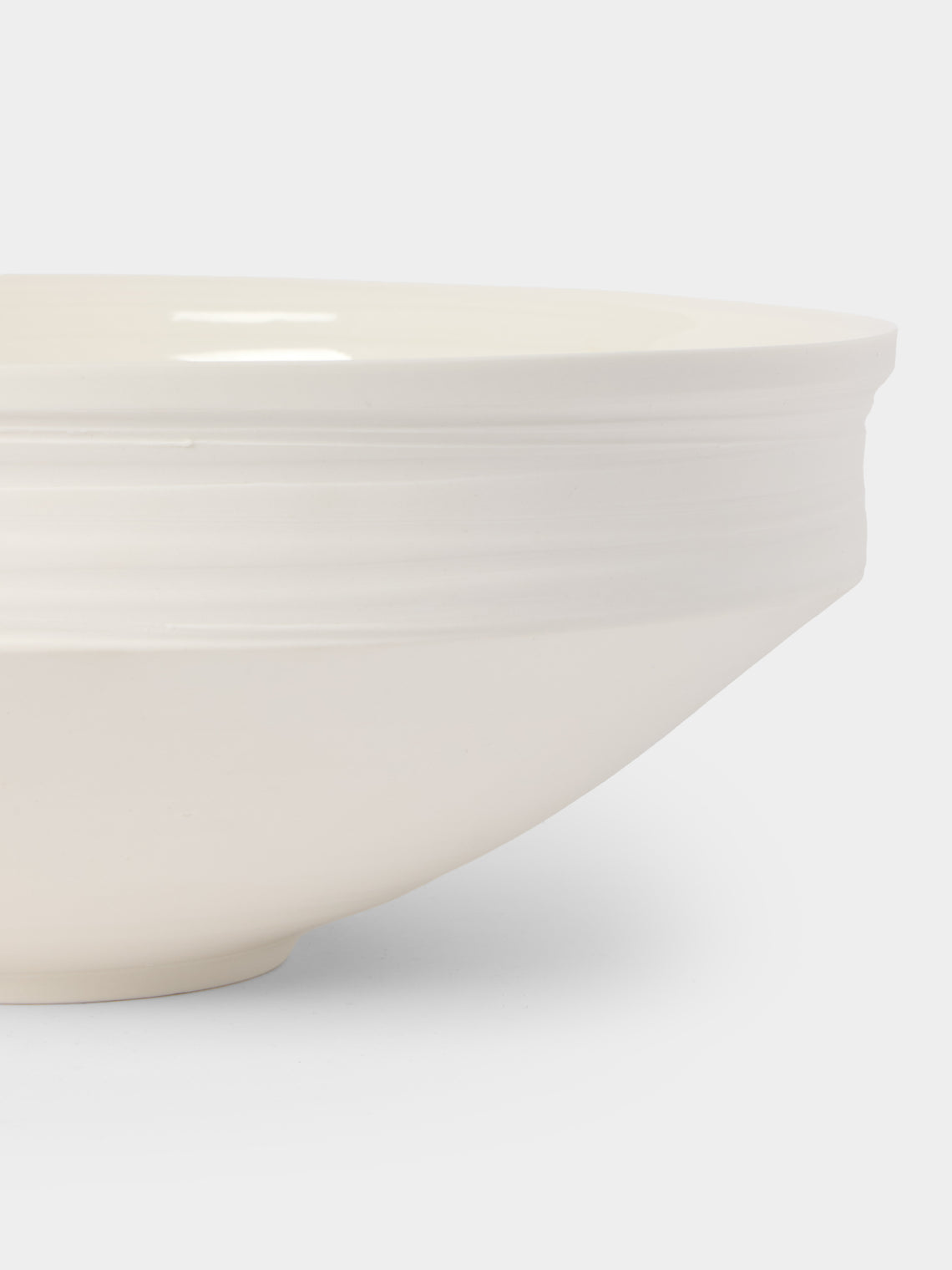 Johanne Coker - No. 7 Hand-Thrown Porcelain Bowl - White - ABASK