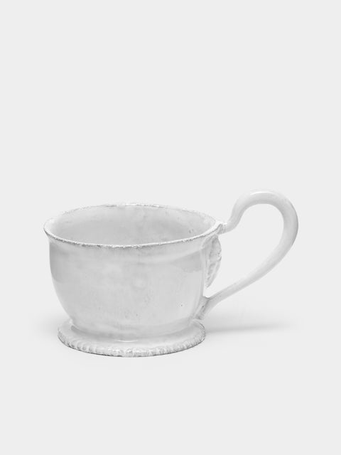 Astier de Villatte - Alexandre Hand-Glazed Ceramic Teacup (Set of 2) - White - ABASK - 