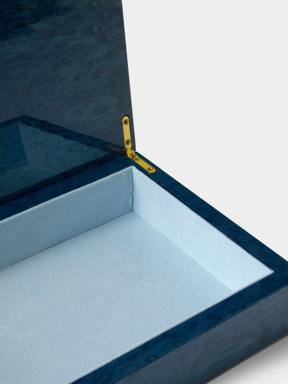 Mastellone Giuseppe - Wood Inlay Jewelry Box - Blue - ABASK