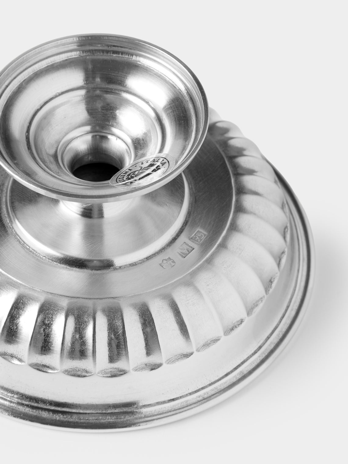 Cosi Tabellini - Impero Pewter Soap Dish - Silver - ABASK