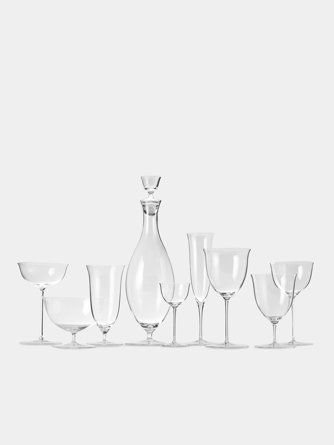 Patrician Hand-Blown Crystal Champagne Flute (Set of 2)
